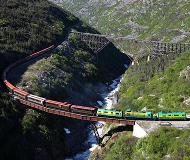 most dangerous railroads in the world White Pass Yukon Route Alaska 8 Jalur Kereta Api Paling Berbahaya di Dunia