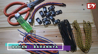 Tutorial Membuat Gelang Tali Sederhana - Gelang Paracord