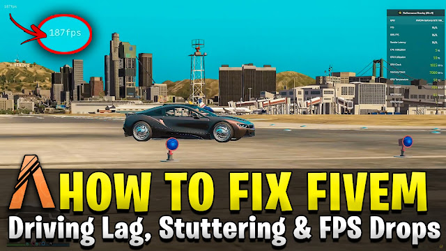 FiveM FPS Boost Guide - How To Fix Lag While Driving *SECRET SETTINGS* 2023~!