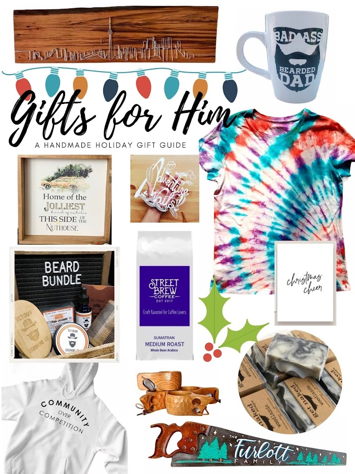 Gifts for Him / A Handmade Holiday Gift Guide