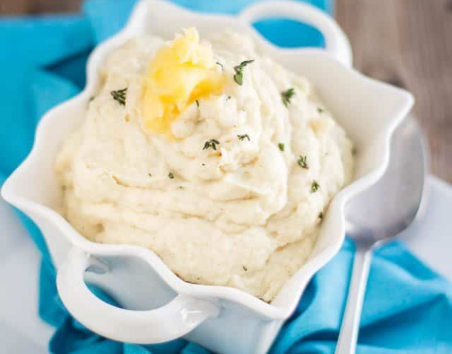 THE BEST CAULIFLOWER MASH EVER #healthyrecipe #keto 