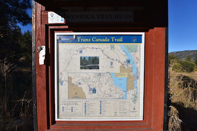Summerland Trans Canada Trail information sign.