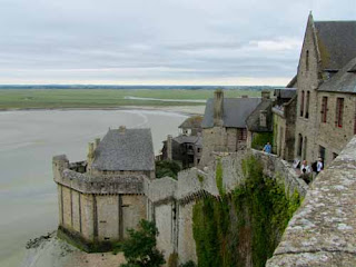 Medieval Homes Streets of Mont Saint Michel France