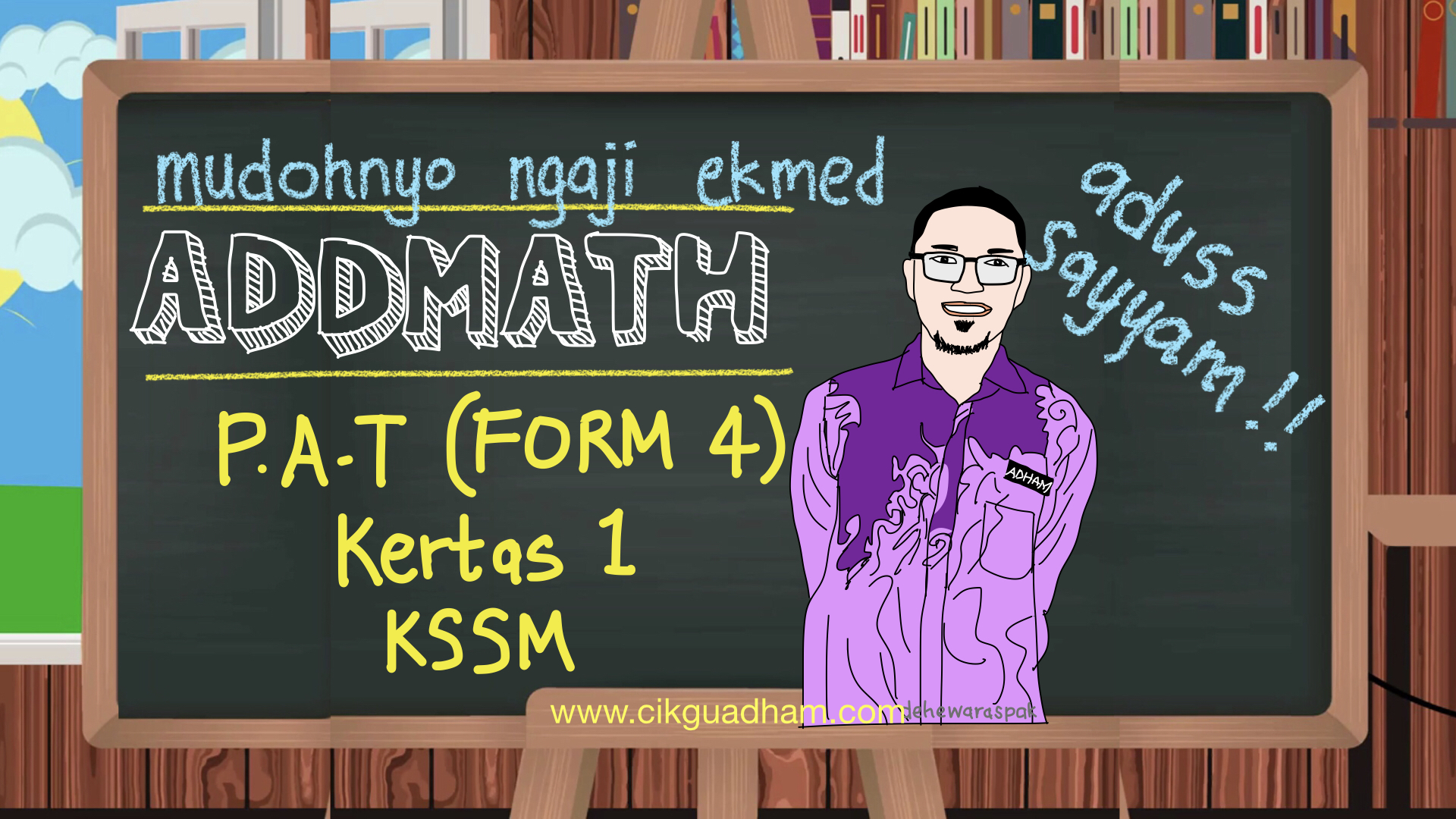 Pat Matematik Tambahan Kssm Tingkatan 4 Kertas 1 2020