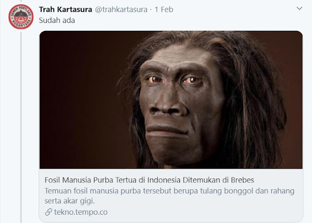 Saya orang Jawa, bukan keturunan Adam-Hawa