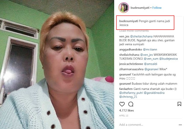 10 Status 'Bude Sumiyati' yang Absurd Abis, Kocak Banget!