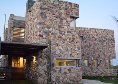 Amazing stone house design