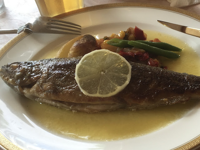 A tasty rainbow trout at lakeside