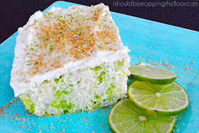 Key Lime Poke Cake: uses a boxed cake mix made super moist with fresh lime juice and Jell-o. Topped with fresh whipping cream for a lovely, summery treat.