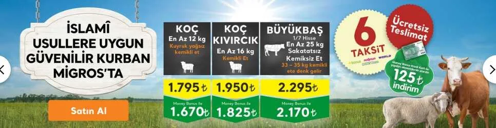 migros sanal market kurban kesimi ve fiyatları online sipariş 2021