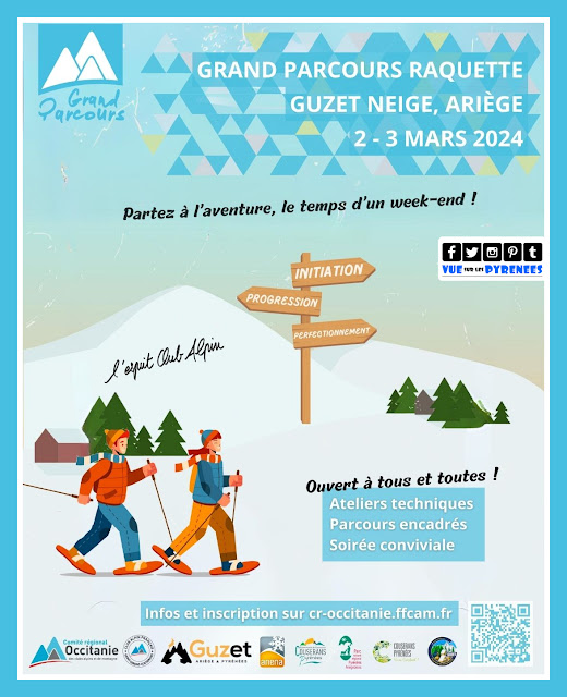 Grand Parcours raquette Pyrénées 2024