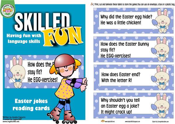 Do you know how the Easter bunny stays fit?