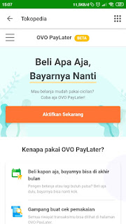 Cara Daftar Ovo Paylater Tokopedia