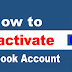 How Do You Deactivate A Facebook Account