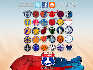 nba map, logos, basketball