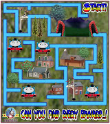 Thomas and friends Edward the tank engine easy maze game puzzle for kids to .