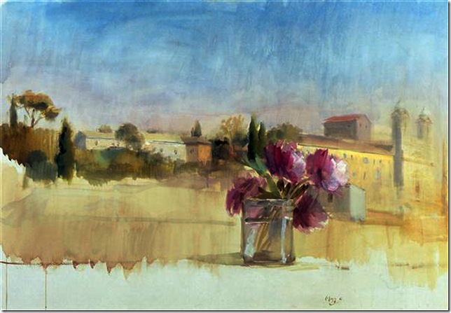 Mi terraza de Roma, 1966(1)