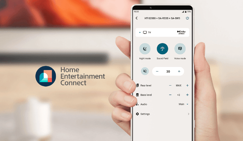 The Sony Entertainment Connect app
