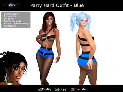 BSN Party Hard Outfit - Blue