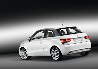 2010 Audi A1 e-Tron Rear Side View