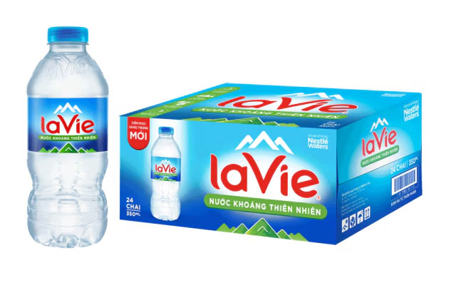 Nước Khoáng Thiên Nhiên Lavie Chai 350ml