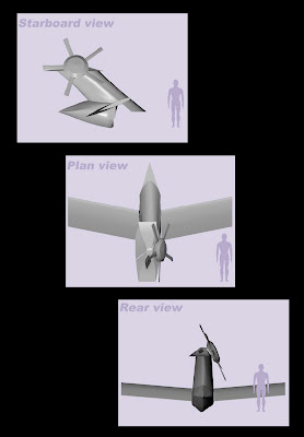 Three views of the tail from Flightglobal's graphic artist.