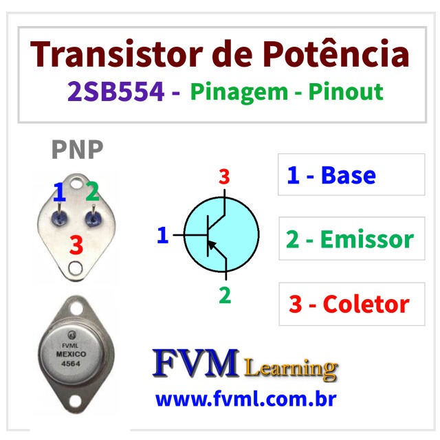 Datasheet-Pinagem-Pinout-Transistor-PNP-2SB554-Características-Substituições-fvml