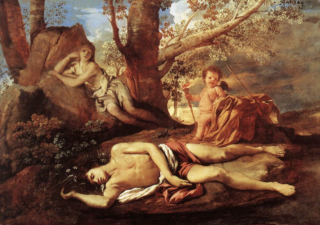 Nicolas Poussin  Echo and Narcissus 1629