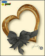 Link to Heart and Ribbon Frame
