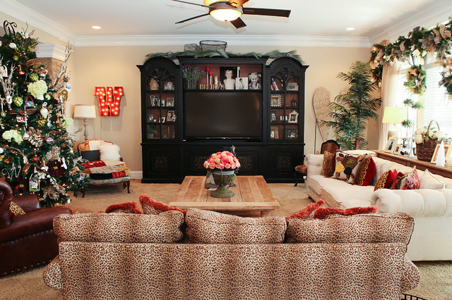 Leopard Print Living Room Decorating Ideas