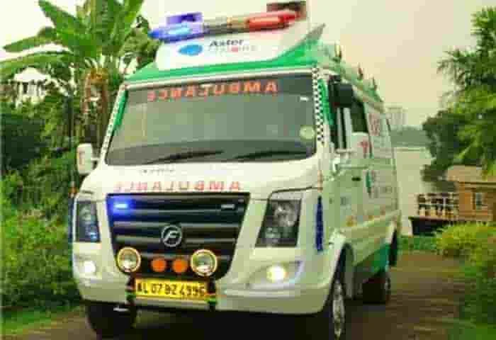 Aster provided free ambulance facility to poor youth, Kerala,kasaragod,news,Top-Headlines,Injured,hospital,Ambulance,Ernakulam.