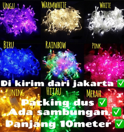 Lampu Natal LedTumblr Tumblr Light  Lampu Hias Led Lampu Dekorasi Murah