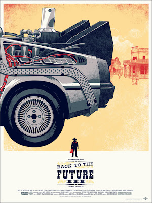 Back to the Future Trilogy Screen Print Set by Phantom City Creative - Back to the Future III