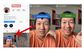 Guess the gibberish Filter instagram, Cara dapatkan Filter Guess The Gibberish Incohearent Instagram 