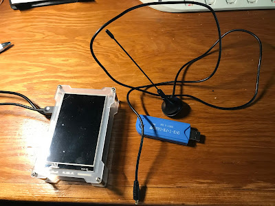 All the bits needed to make a radio scanner