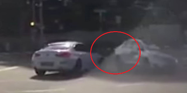 Choque con auto ‘fantasma’ causa temor en redes sociales (VIDEO)  