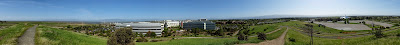 Panorama View from Knoll on Crittenden Lane. Far left is approximately due north.