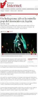 Hatsune Miku nota el clarin argentina