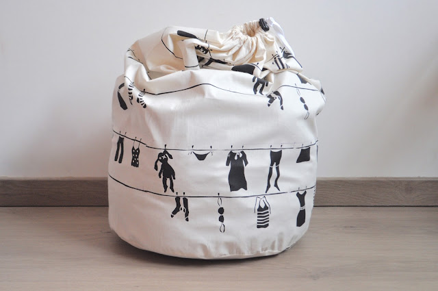 Laundry bag, Eulala c'est chic, Bobbinhood, screen printing 