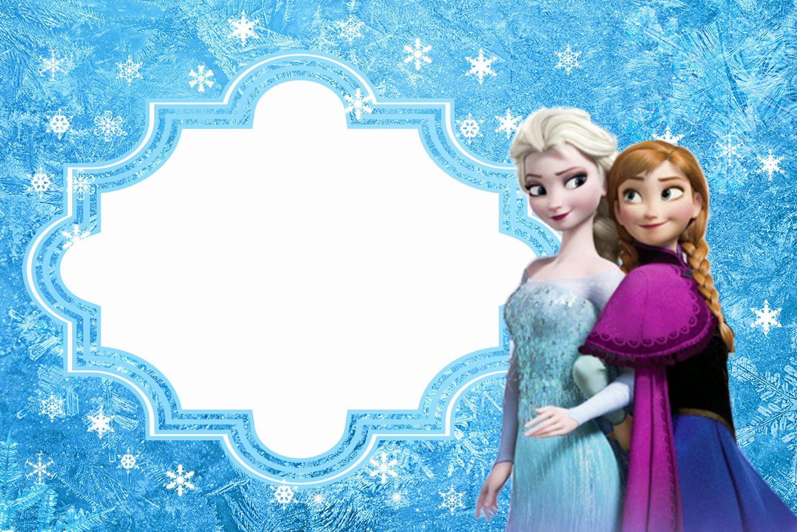 Frozen: Free Printable Cards or Party Invitations. - Oh My 