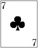 seven of clubs