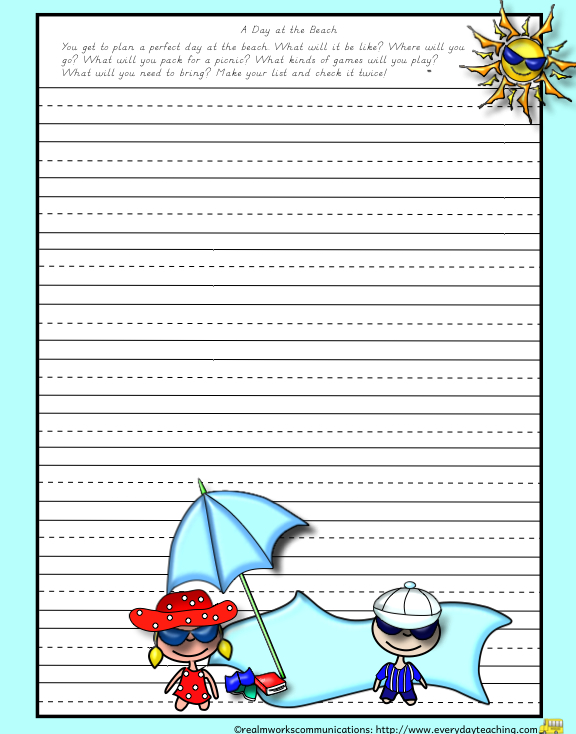 Free Coloring Pages Beach. free printable coloring pages