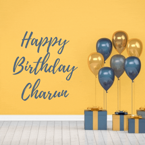 Happy Birthday Charun (Animated gif)