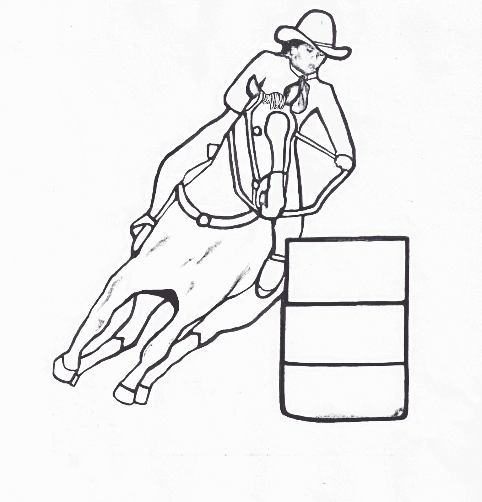 Download RODEO COLORING PAGES: July 2013