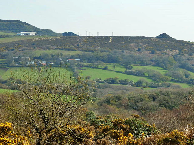 Views over countryside, Cornwall