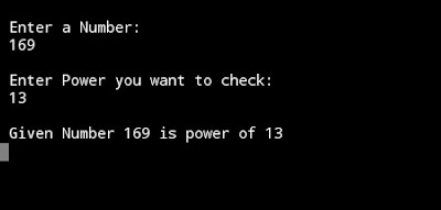 c program to check whether the given number is a power of an integer - My CS Tutorial