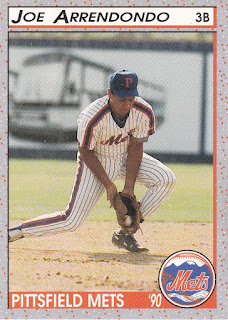Joe Arrendondo 1990 Pittsfield Mets card