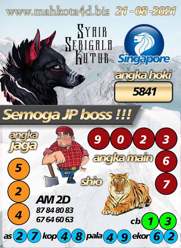 Syair Prediksi Togel Singapore - SGP Sabtu, 21 - Agustus - 2021