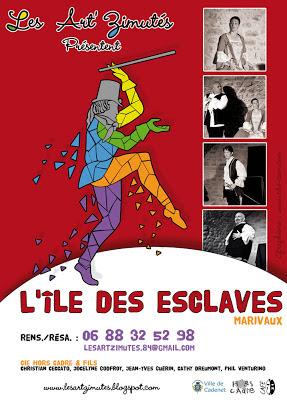 Affiche de L'Île aux Esclaves, par Edo