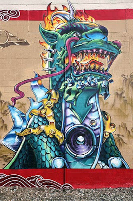 Dragon Graffiti Art